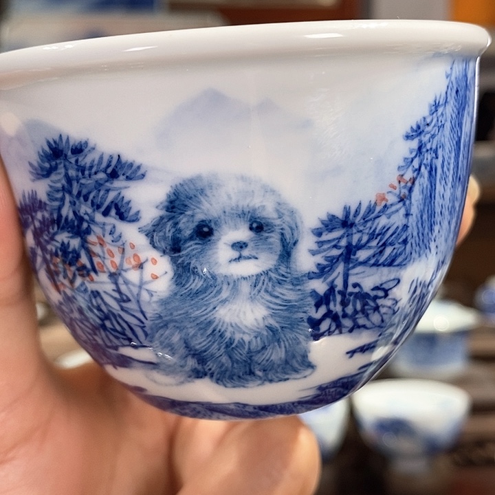 杯景德镇手工手绘陶瓷，高亮兴老师作品