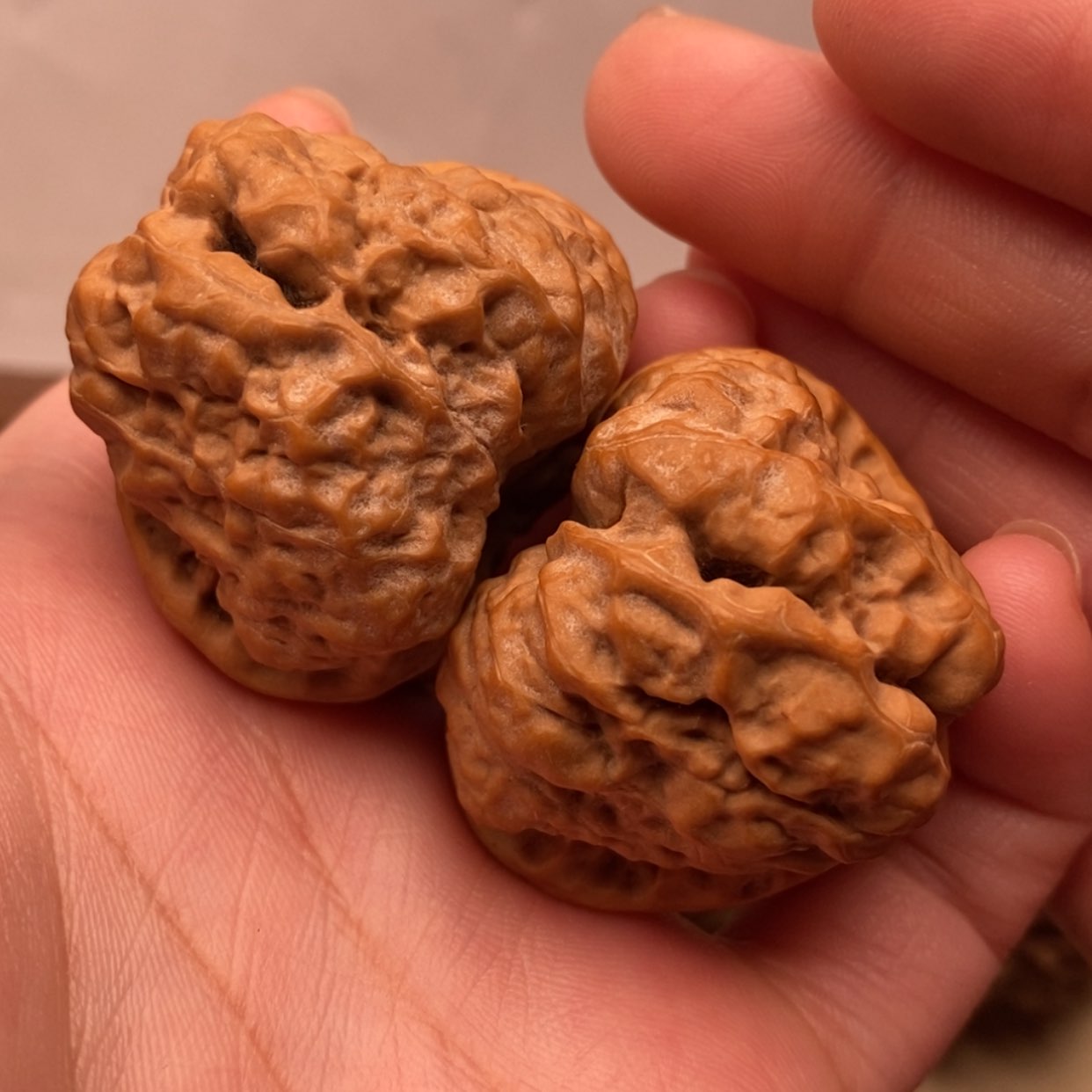 【闪购商品】把件文玩核桃王***?三角蛙边39左右