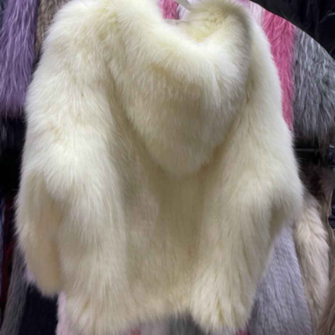 狐狸毛大白熊加密加厚中长款