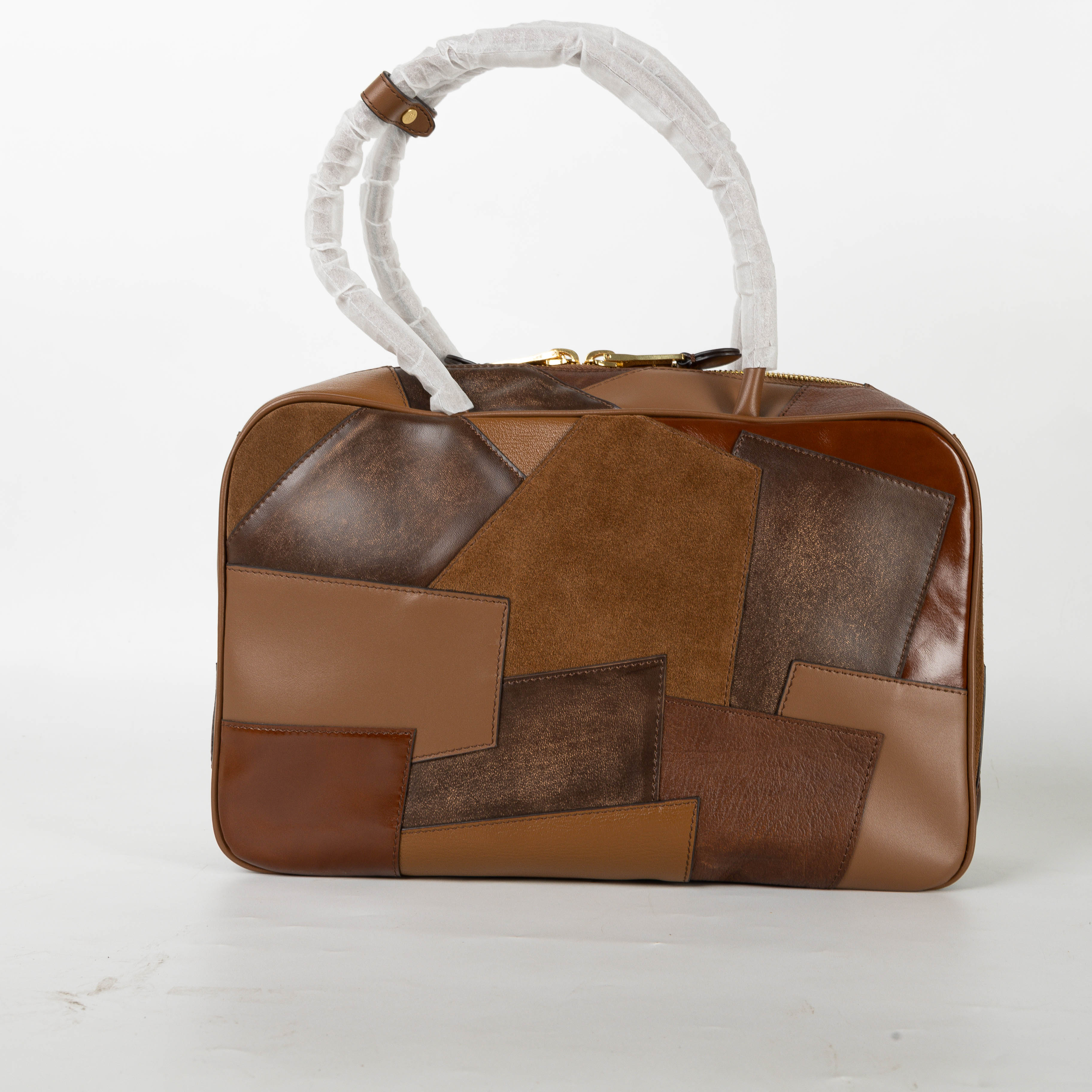 [LC]拼皮公文包一样的包包