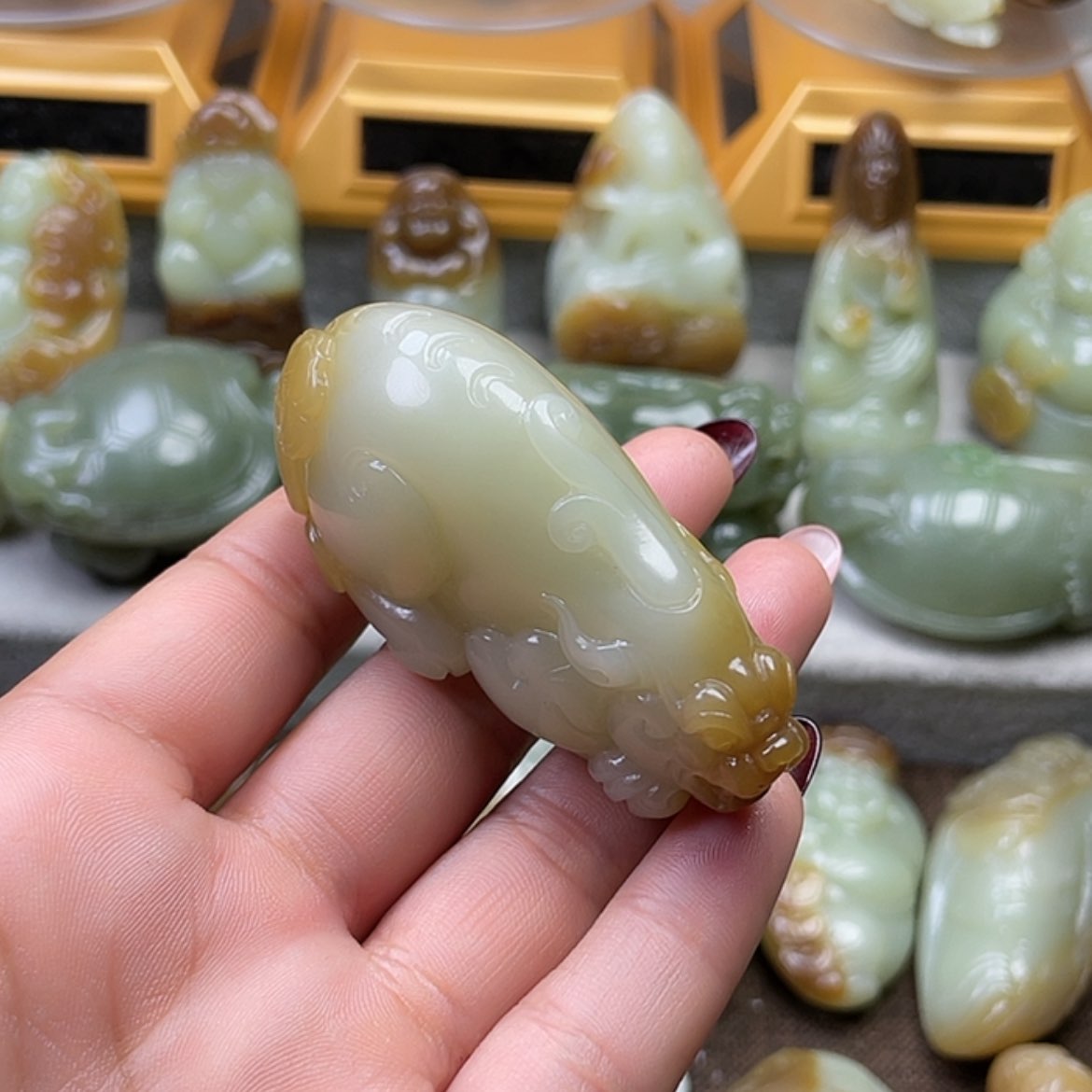 【闪购商品】和田玉把件未镶嵌顾***你