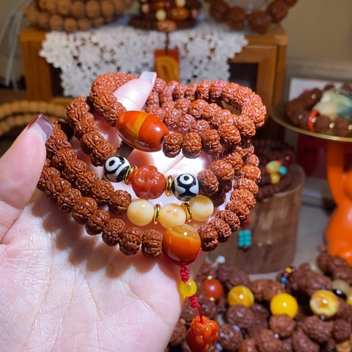 金刚菩提手串106玉华树王满肉108原创一物