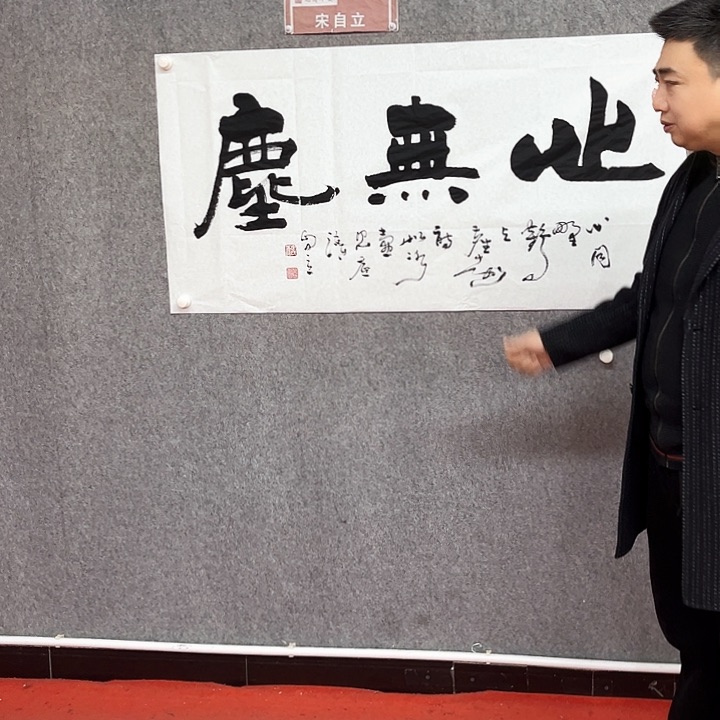 书法心无尘书法作品