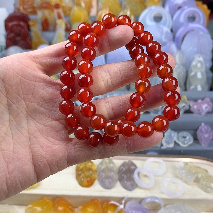 玛瑙/玉髓合金手链