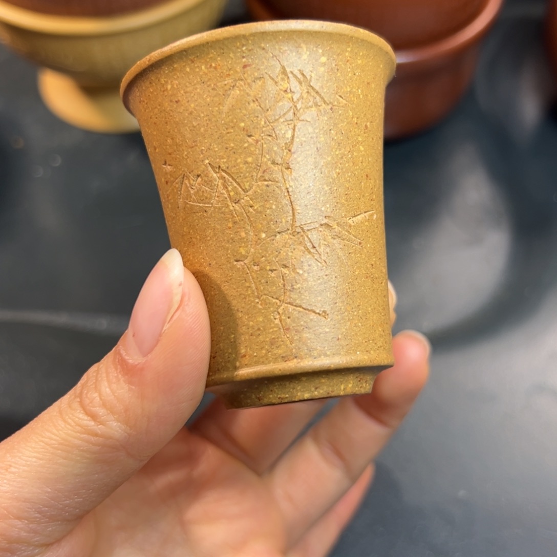 紫砂茶杯微瑕不退不换