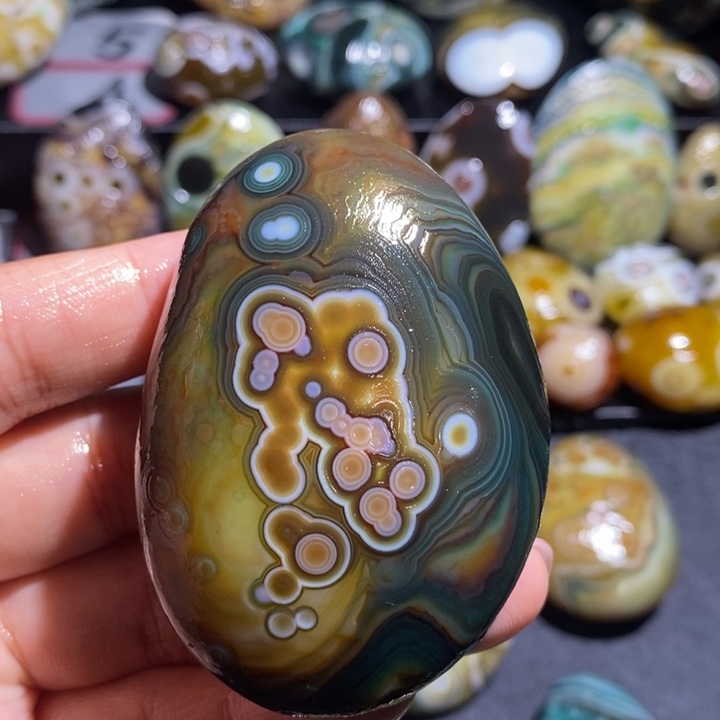 玛瑙/玉髓未镶嵌吊坠(不含链)166