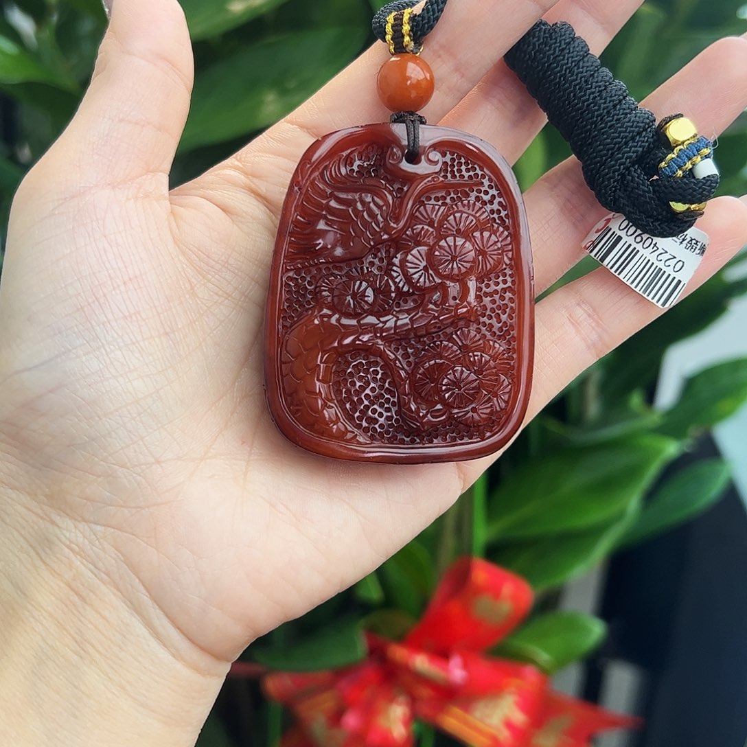 琥珀手链未镶嵌吊坠