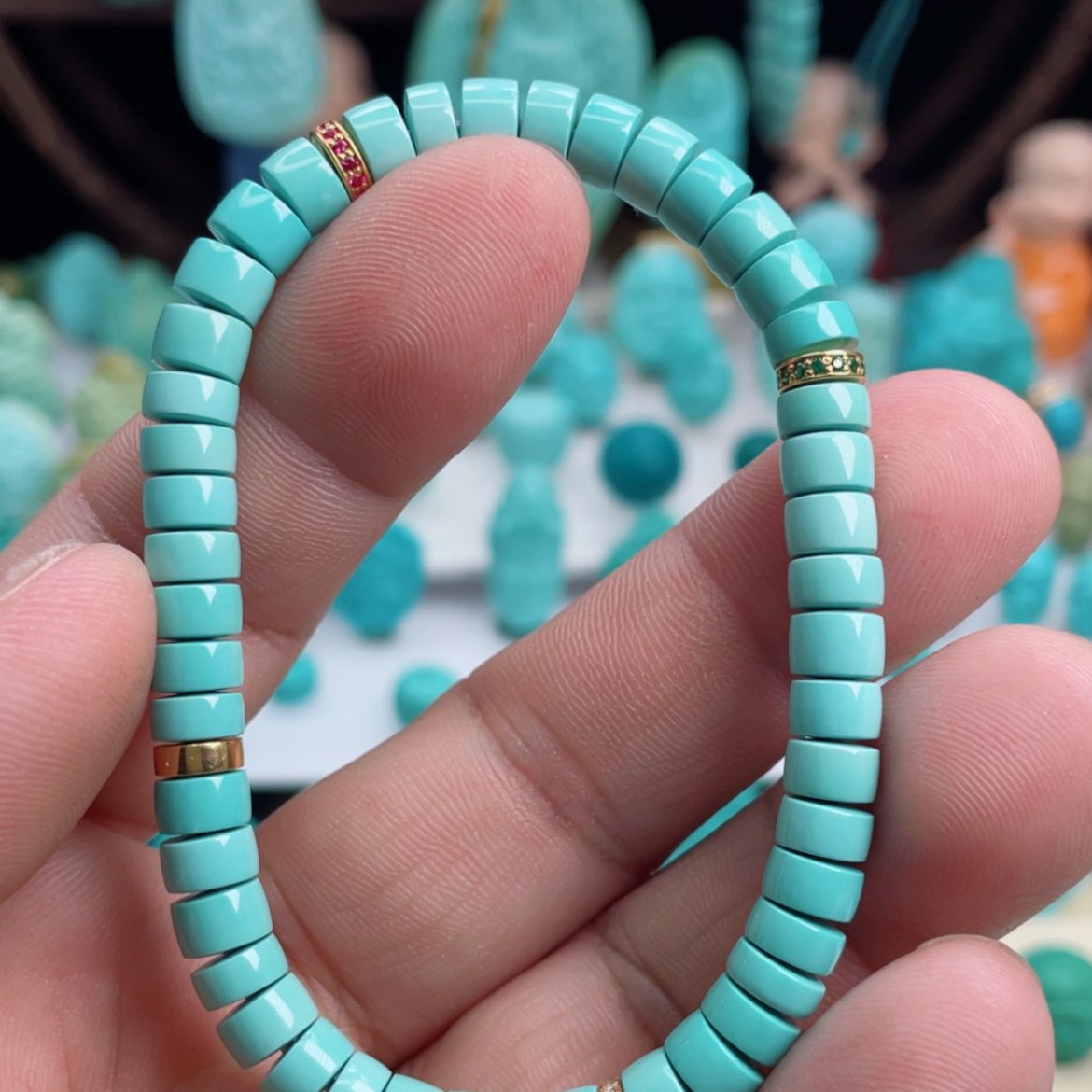 【闪购商品】绿松石吊坠(不含链)未镶嵌