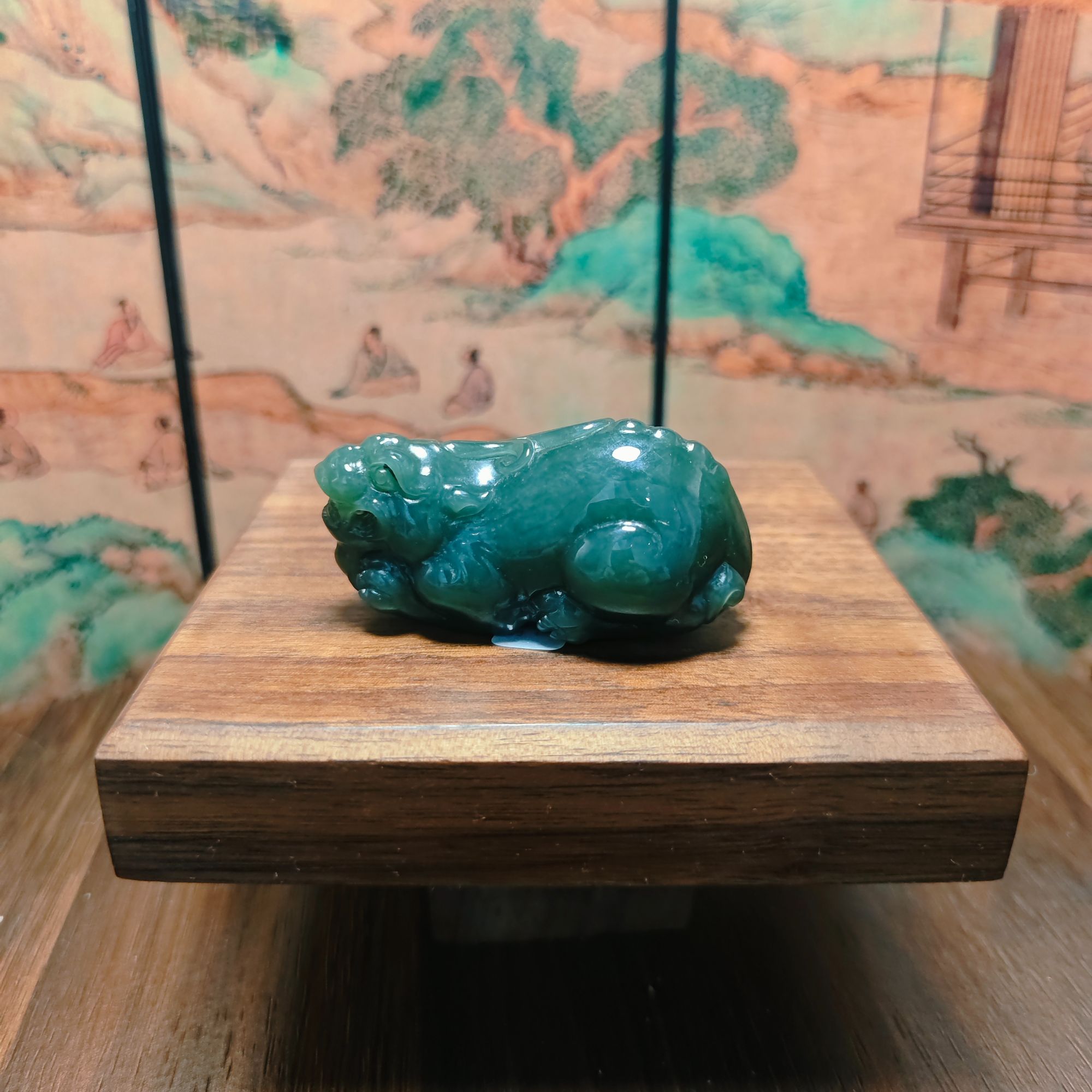 I和田玉貔貅手把0251