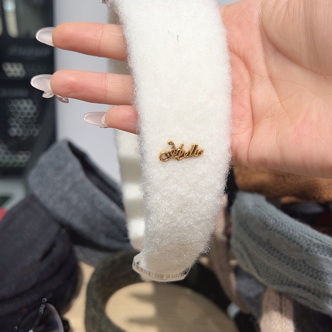 羽毛不锈钢白色毛毛发箍
