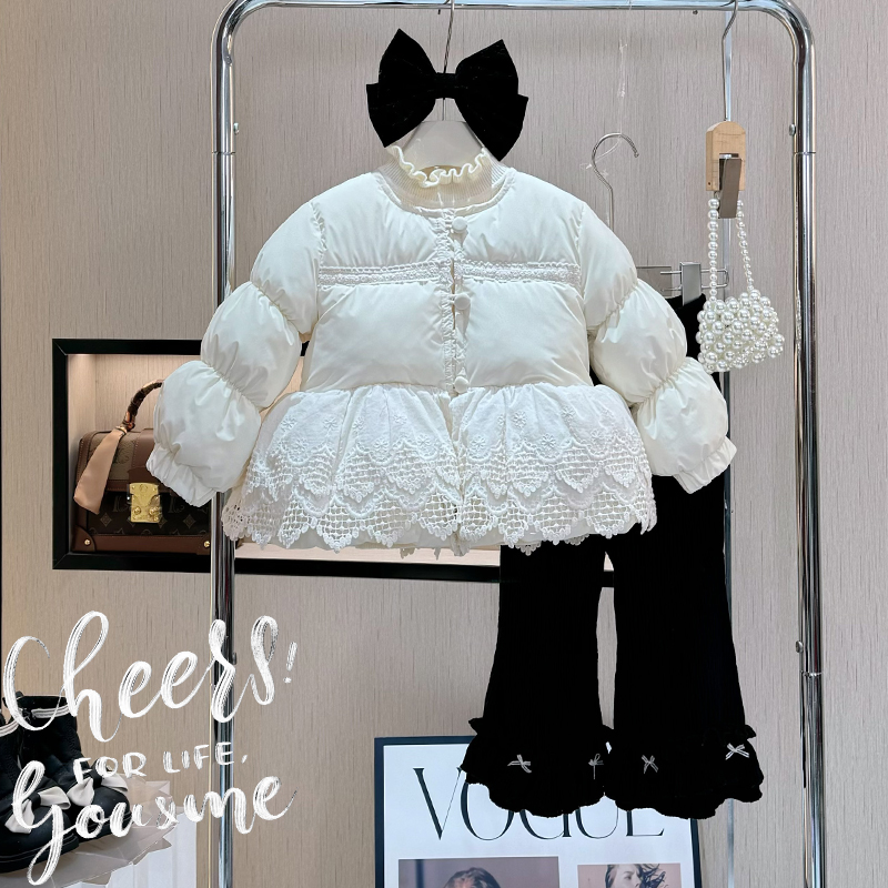 女童冬装棉服2025新款外套冬季加厚洋气小女孩韩版时尚儿童