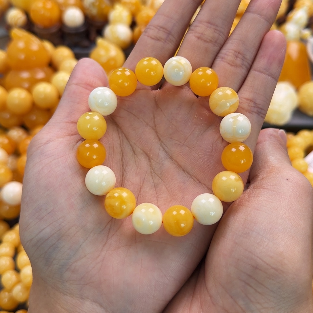 琥珀未镶嵌珠宝奇石13mm