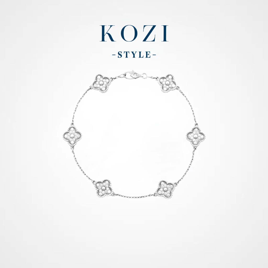 WANXI  迷你6花四叶草手链精工版