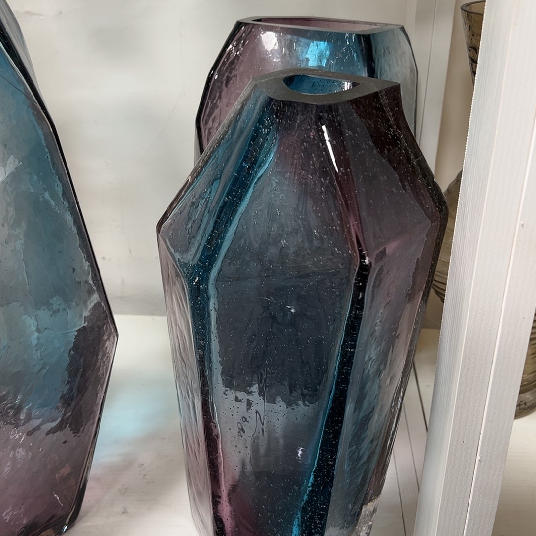 琉璃高36轻奢琉璃花器微瑕福利