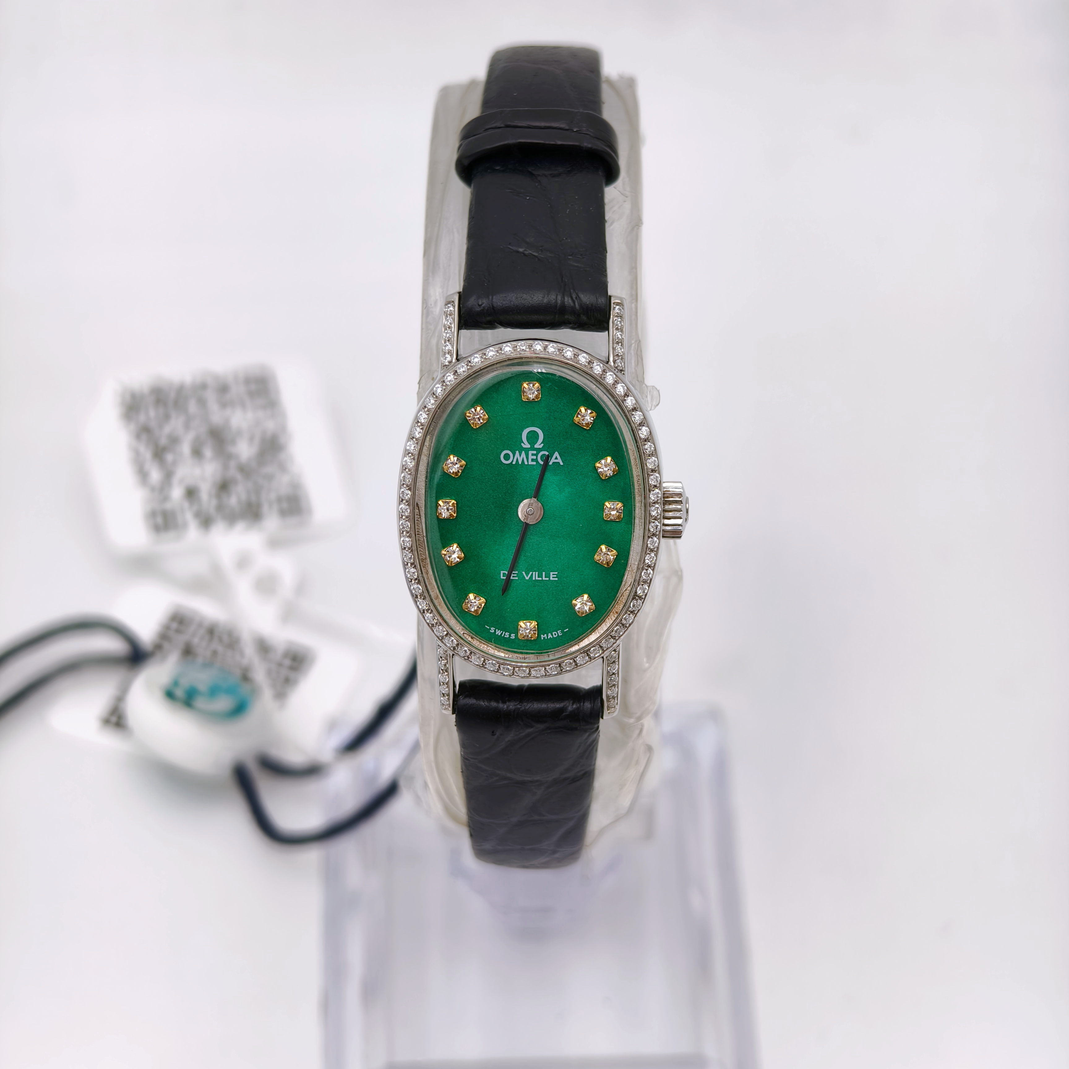 95新 Omega/欧米茄 大禧表径18*23瑞士名表28237赠表带