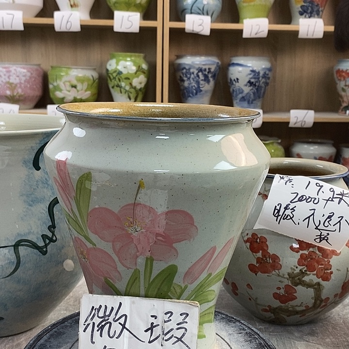 缸13xc景德镇陶瓷花盆