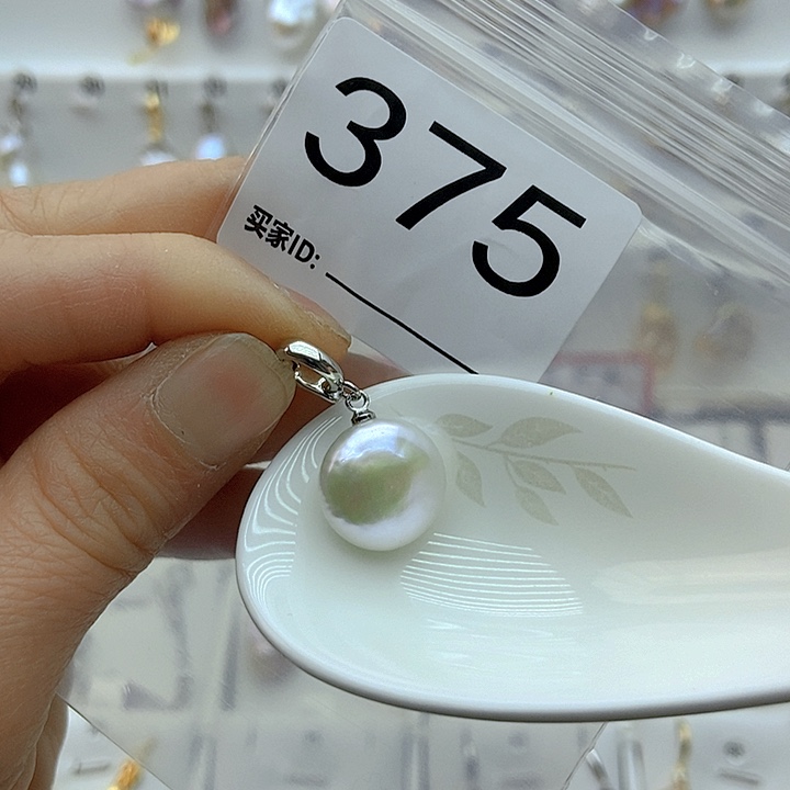 淡水珍珠颈饰银S925镶嵌
