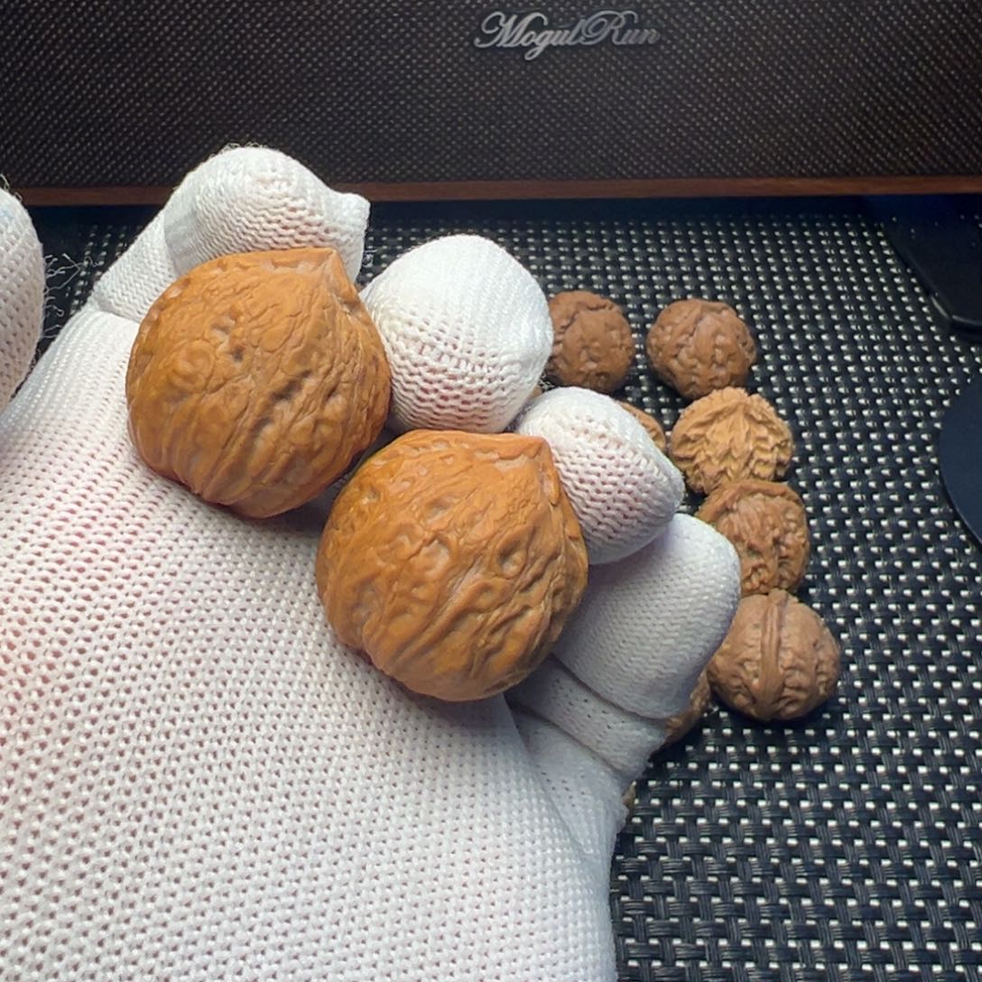 文玩核桃把件小方墩