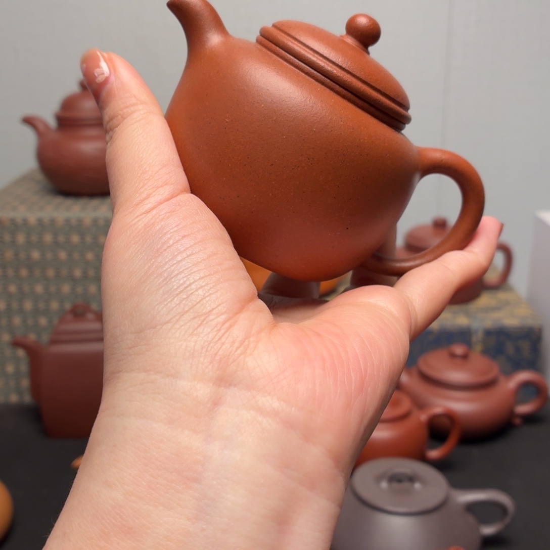 紫砂茶壶全手工大红泥