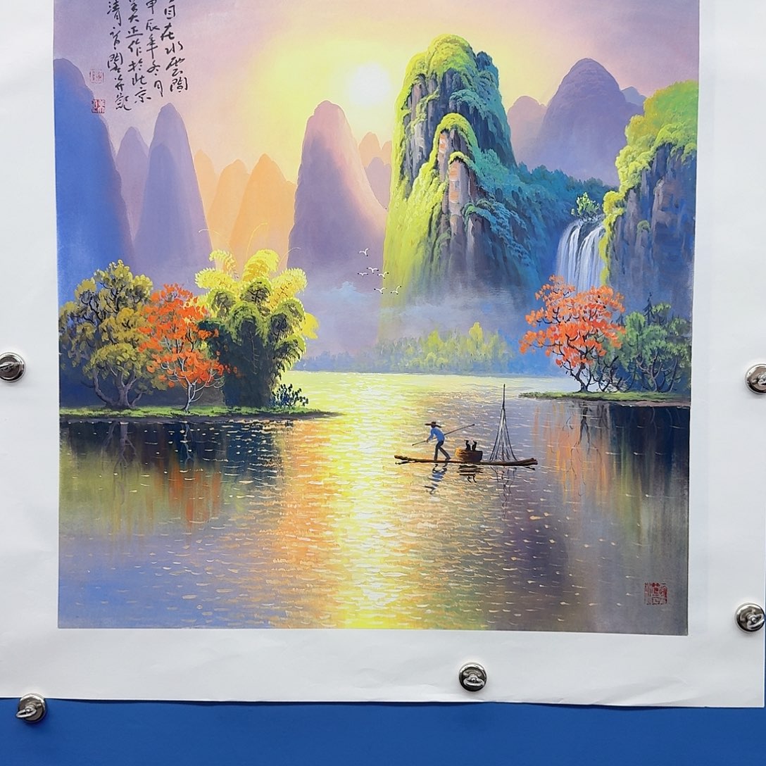 国画多次参加国内外大型展览交流