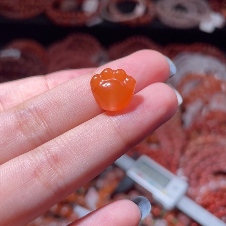 南红玛瑙未镶嵌猫爪154