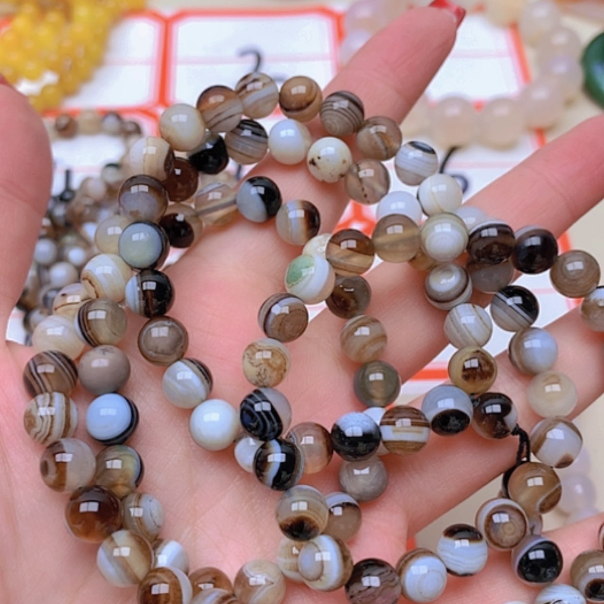 【闪购商品】未镶嵌玛瑙/玉髓珠宝半成品瞢*