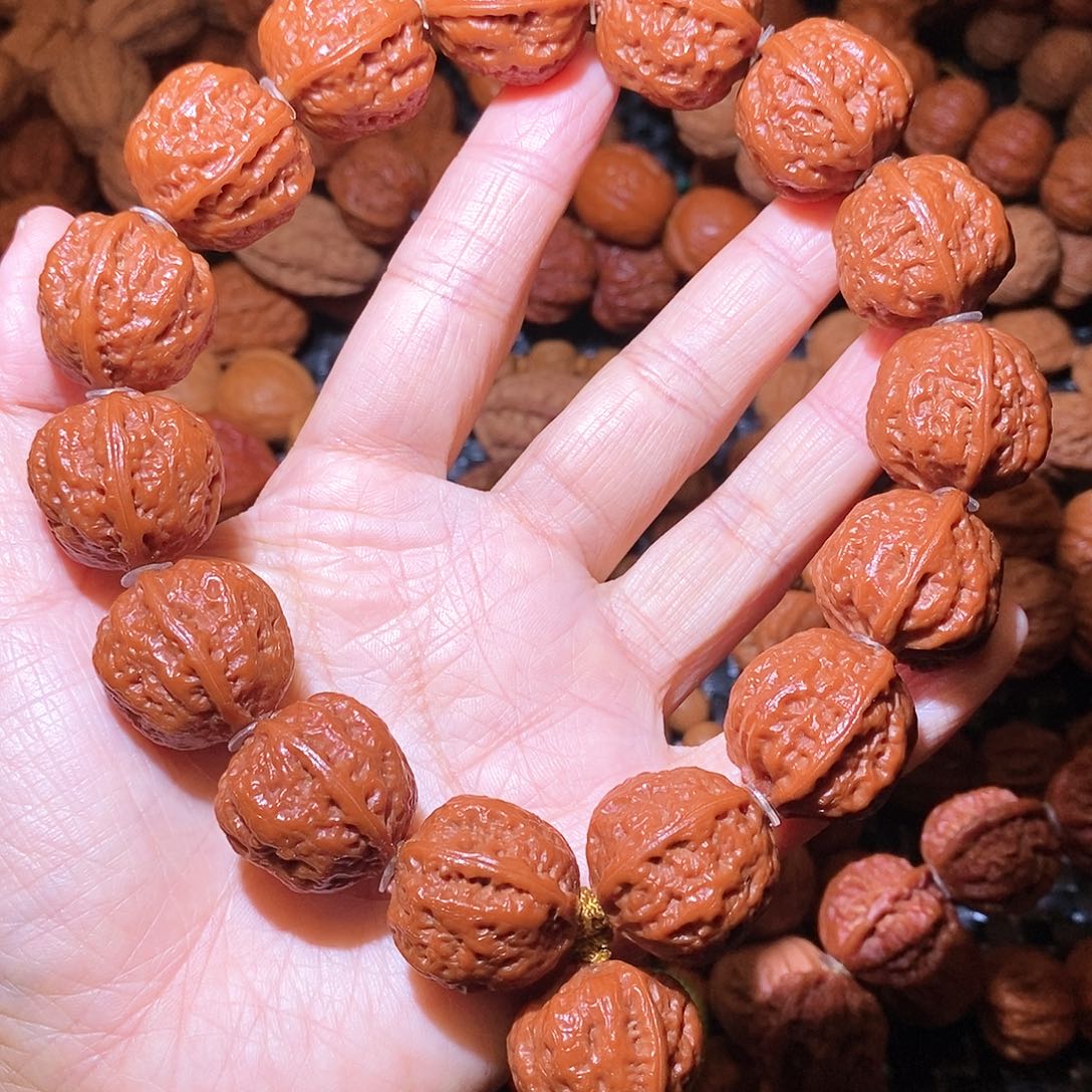 吊坠文玩核桃23尺方肚