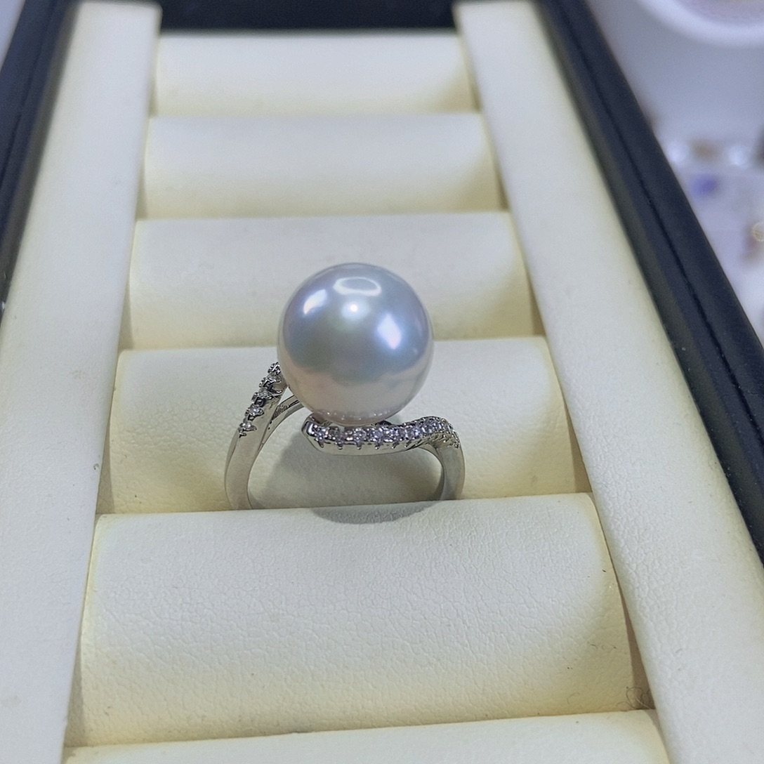 戒指合金淡水珍珠