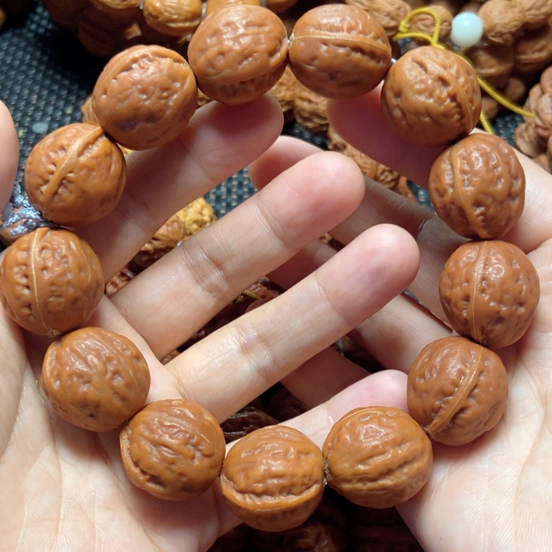 手串桃核粗筋纽扣
