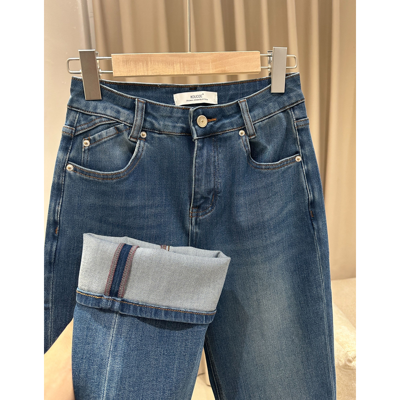【88779】莱赛尔四面弹 窄版小直筒裤