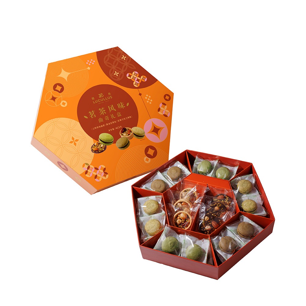 龙岛 茗茶风味曲奇礼盒