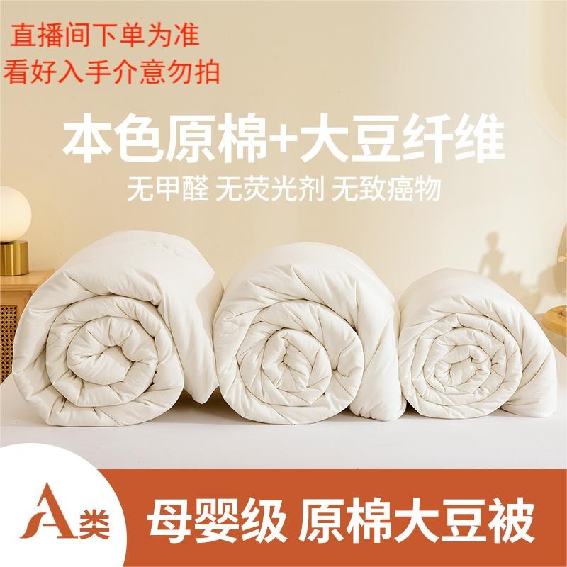 {2米}A类高端大豆春秋被冬被等双人加厚保暖被芯孤品尾货