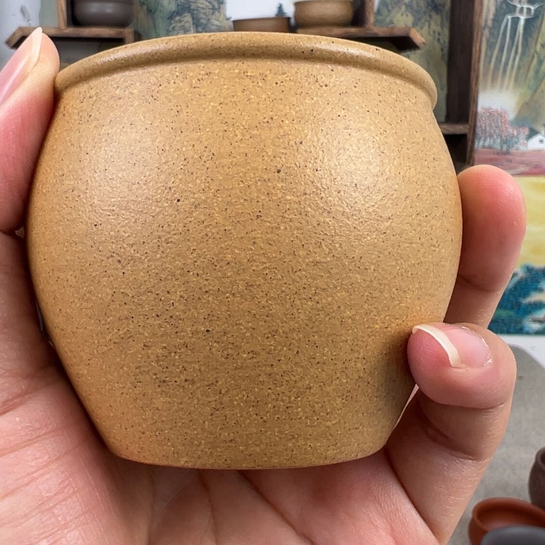 紫砂茶杯食****鸡拙器甄选，纯原本矿。