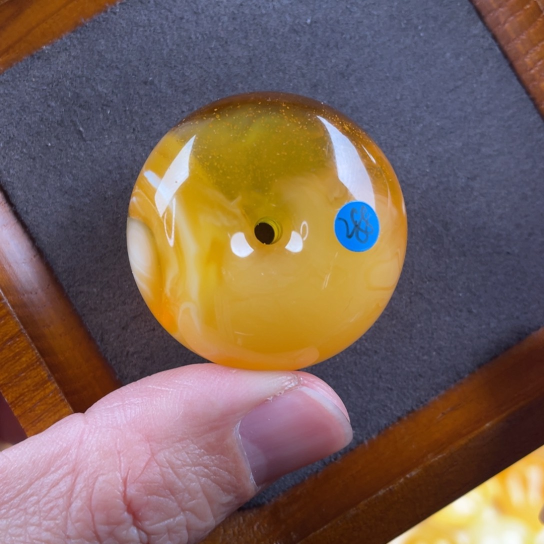 琥珀颈饰未镶嵌蜜蜡吊坠