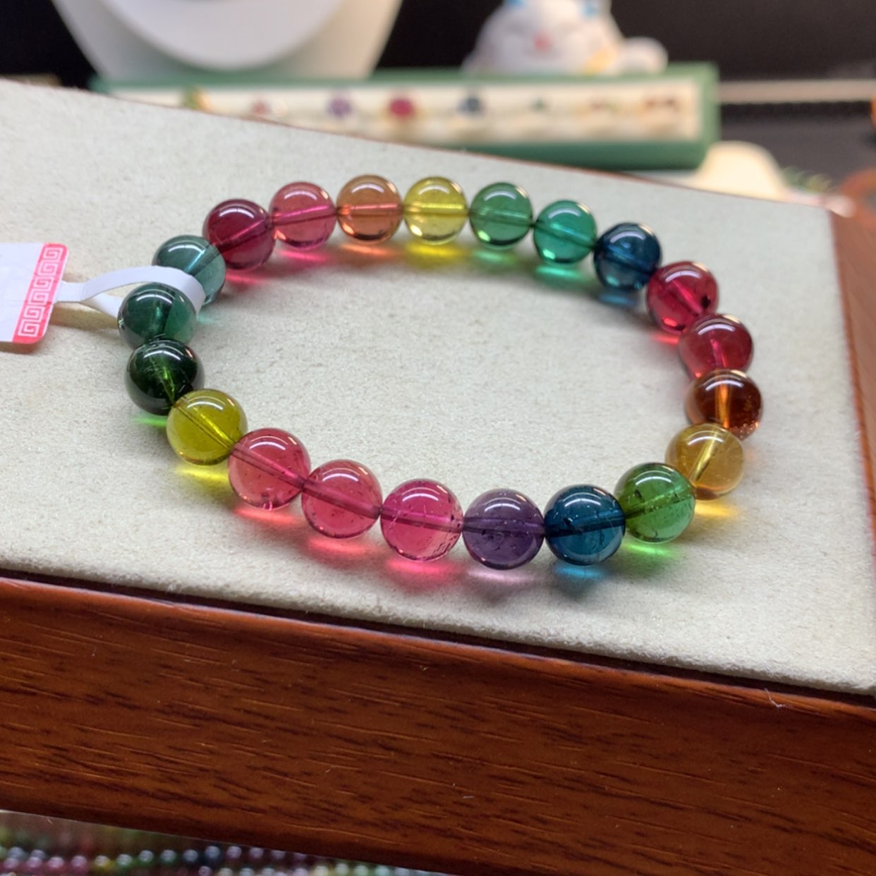 【闪购商品】碧玺手链未镶嵌色标彩虹