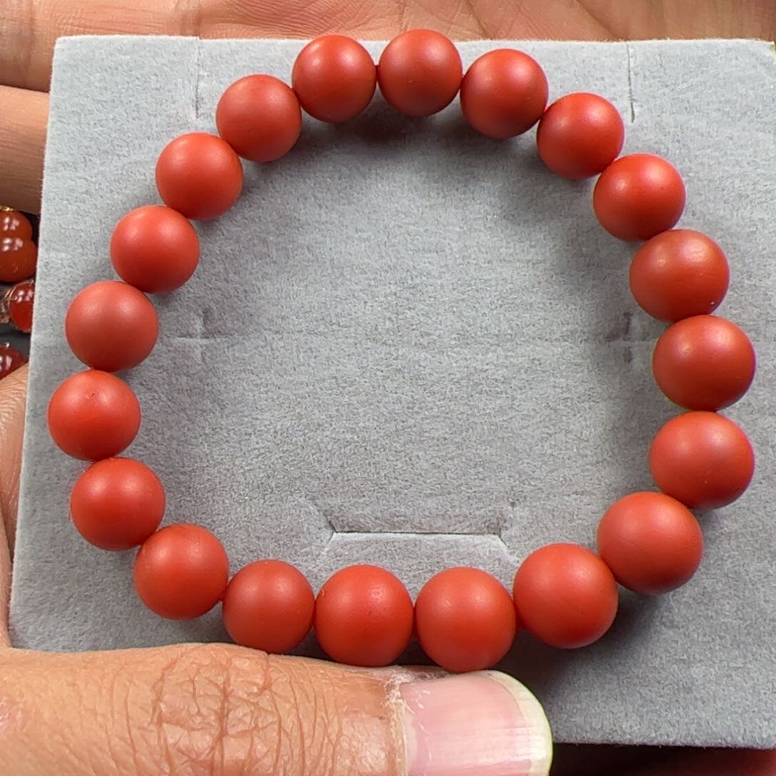 南红玛瑙手串未镶嵌
