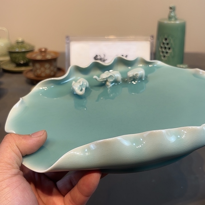 瓷片乡**国龙泉青瓷青瓷福利青瓷