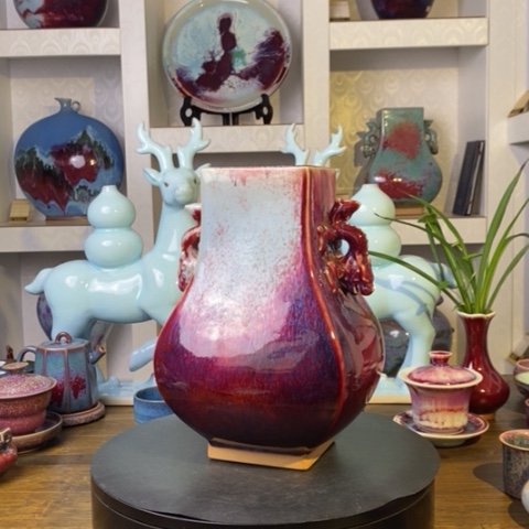 瓷片禹州神后钧瓷原产地~