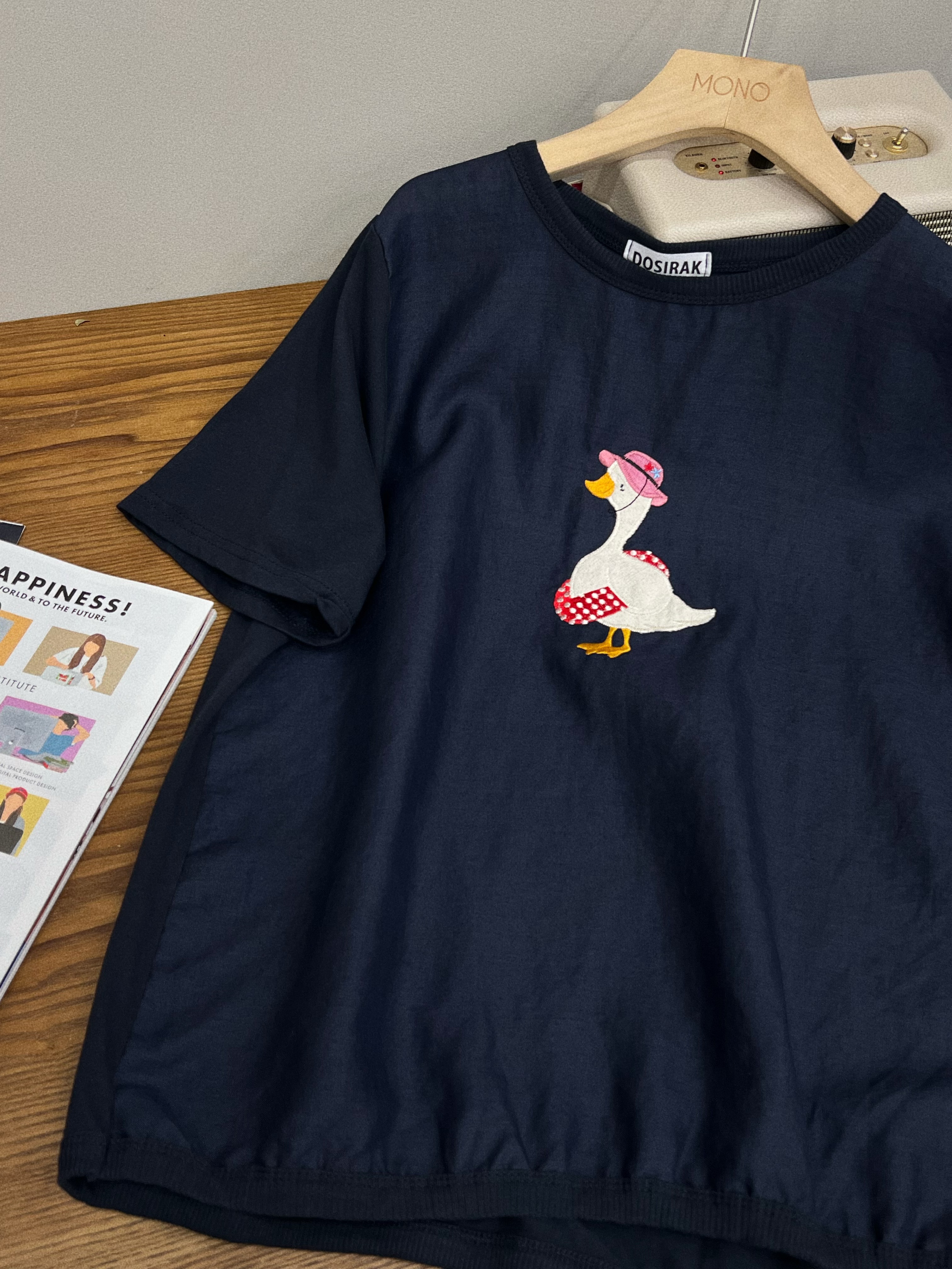 韩国正品不支持退换/DO/戴帽大鹅半袖/0718/L8F9/15