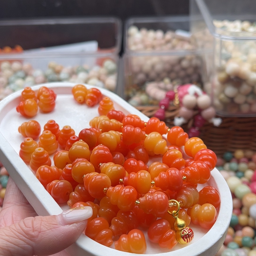 白玉菩提吊坠C/12mm/20+2颗