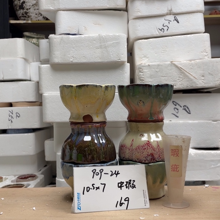 粗陶多肉花盆微瑕24