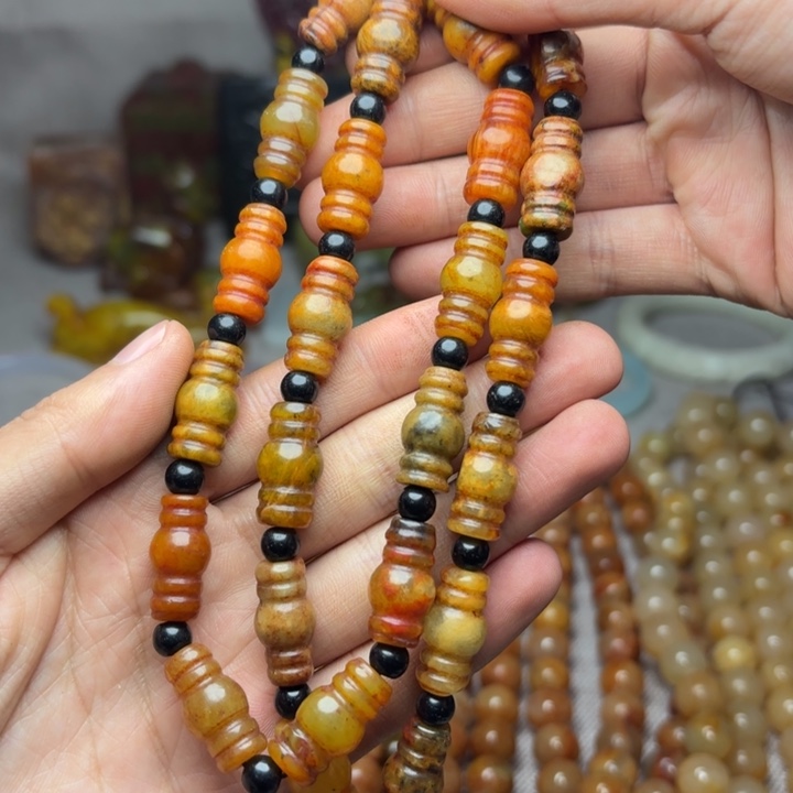 白玉菩提吊坠———