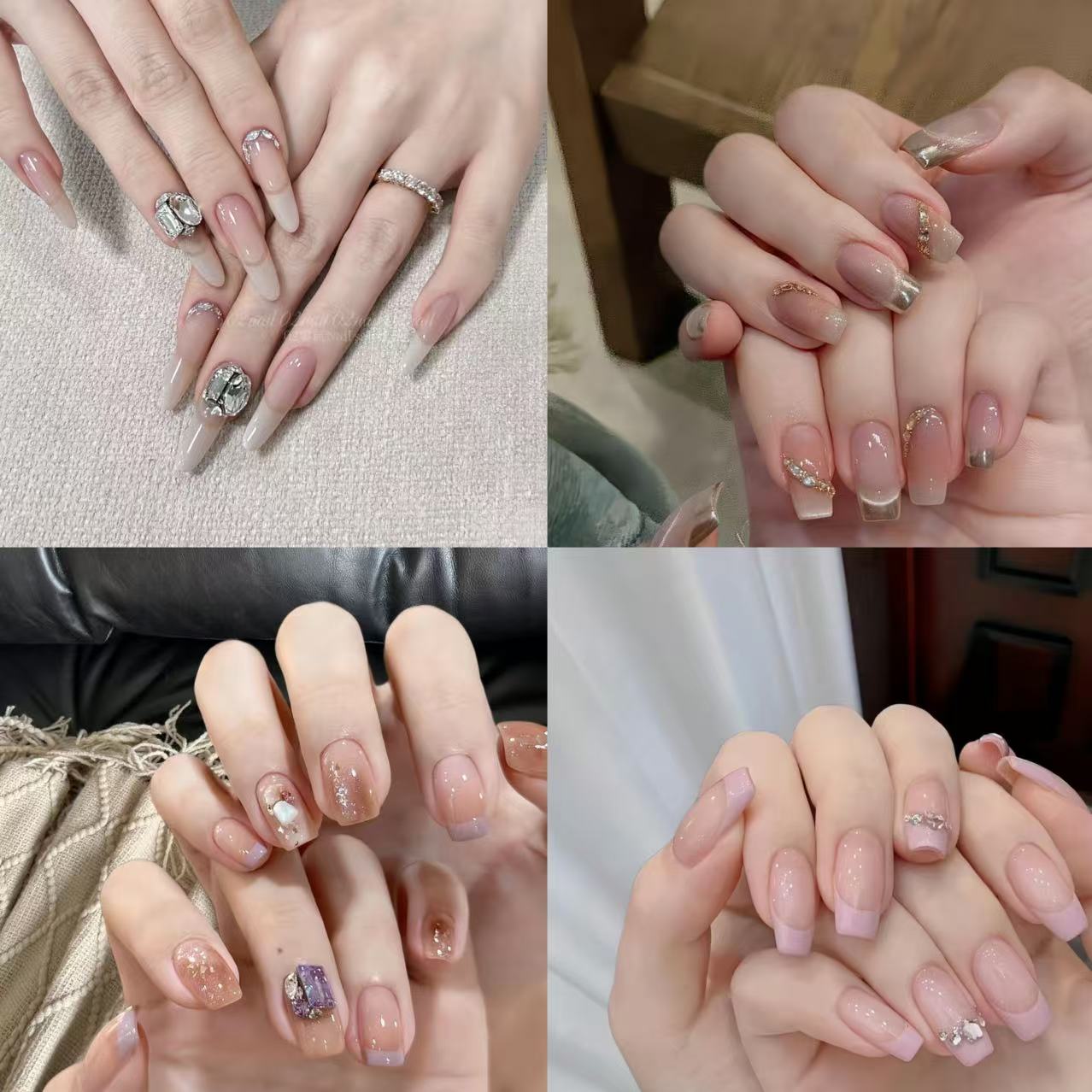 纯手工穿戴甲（默认微瑕 完美主义者勿拍）