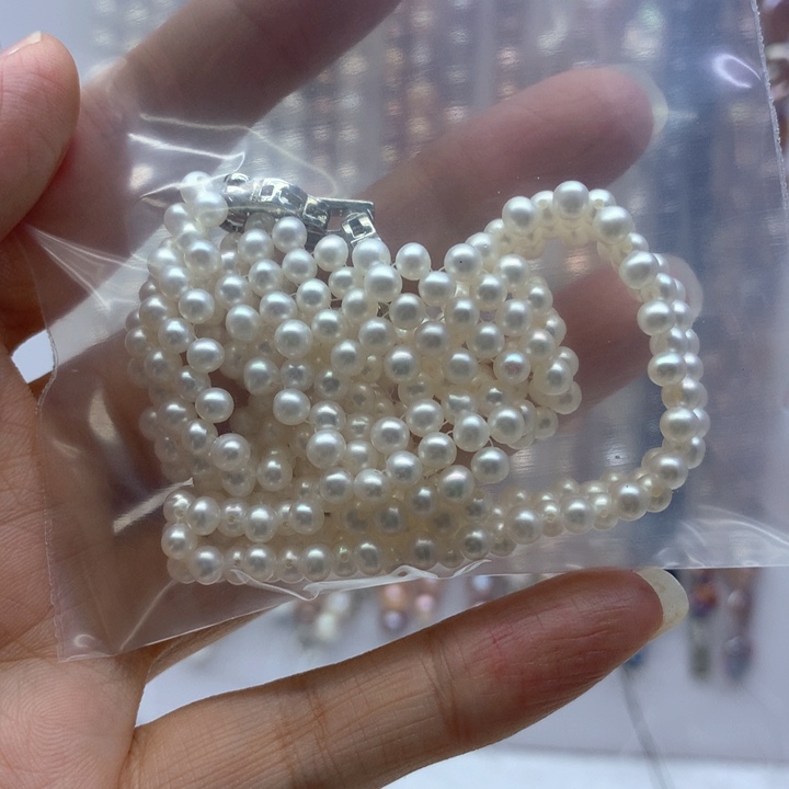 淡水珍珠合金颈饰