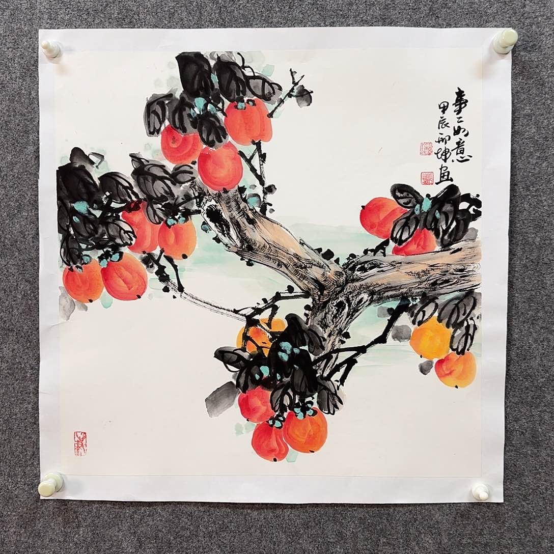 国画邢坤老师手绘作品