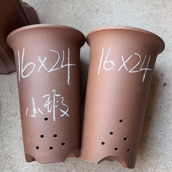 花盆紫砂宜兴紫砂花盆2只