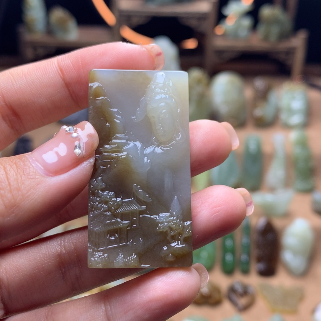 和田玉挂件未镶嵌*️****