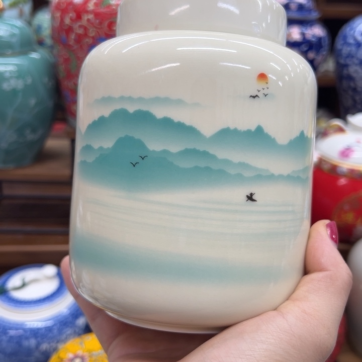 瓷片茶叶罐茶叶罐