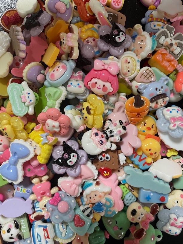 食玩小卡配件卡通树脂福福款(通货)