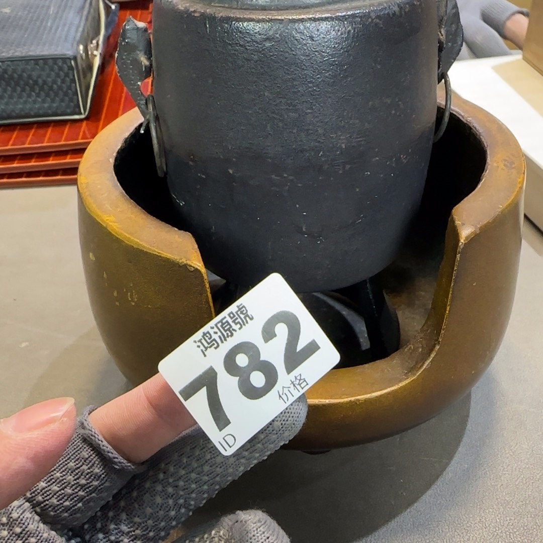 锦***子铁中古美术装饰工艺品